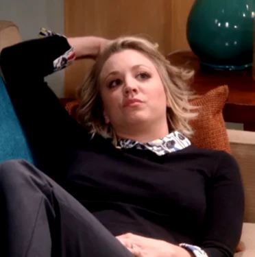 Penny talking over her life.