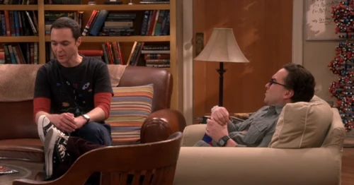 Watching Raj and Sheldon trying to name their asteroid.