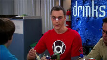 Sheldon with bandaid