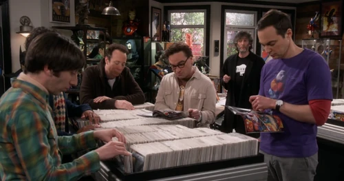 Neil Gaiman stopped in Stuart's store as the guys didn't notice.