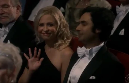 Sarah Michelle Gellar waves.