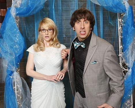 Howard after Raj tells them to smile and say "cousin".