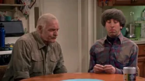 The guys are dirty after Bernadette causes her "earthquake".