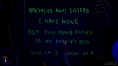 Hidden riddle. Answer: the son.