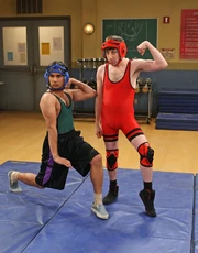 The nerdy wrestlers.