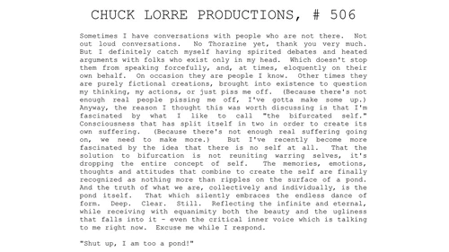 Chuck Lorre Productions, #506