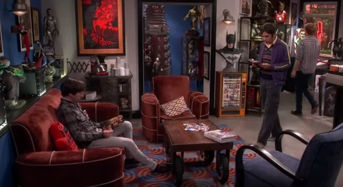 Hanging out at the comic book store.