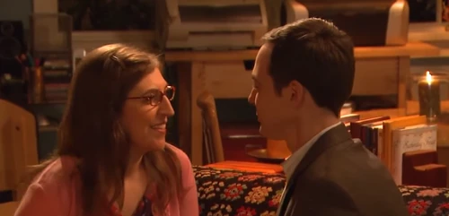 Sheldon ready to give it to Amy.