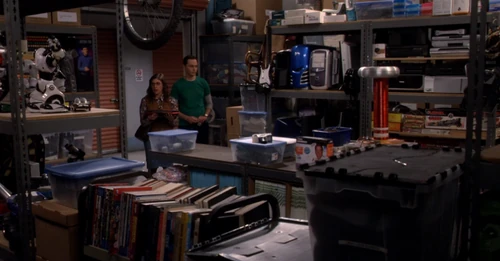 Sheldon never throws anything away.