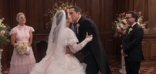 Wedding kiss.