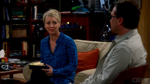 Penny trying to not be a bitch about the party.