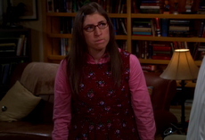 Amy is mad at Sheldon.