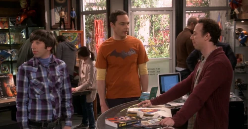 Complaining to Stuart about all the extra people.