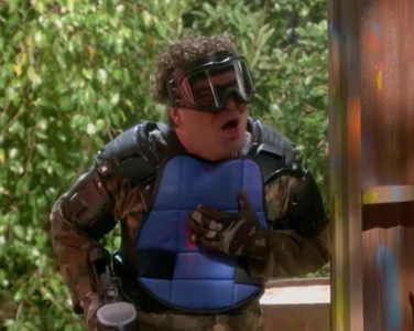 Penny shoots Leonard. Ouch!