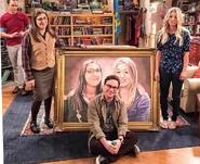 Amy and Penny's painting in 4A.