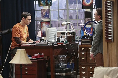 Sheldon and his new spot.