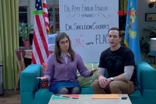 The "Fun with Flags" co-hosts.