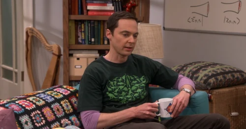 Sheldon complaining about the comic book store changes.