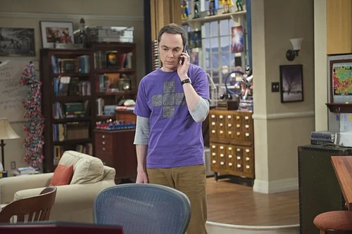Sheldon calls Amy about her time-out.