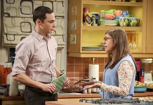 Discussing how surprising Sheldon is.
