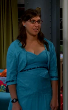 Amy dressed for the prom.