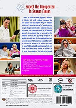 The BIg Bang Theory Season 11 DVD back