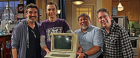 Steve Wozniak, Jim Parsons and TBBT creators.