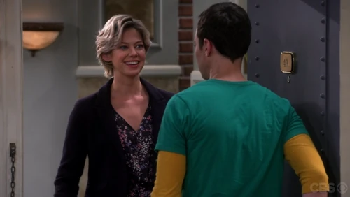 Vanessa enjoys Sheldon's company.