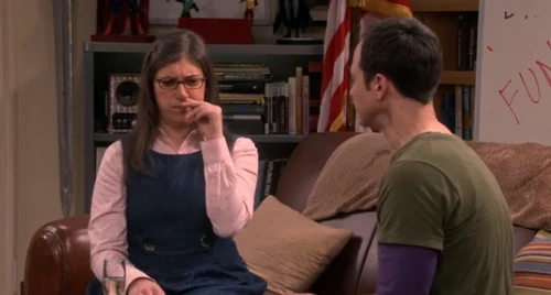 Getting the confetto off her nose.