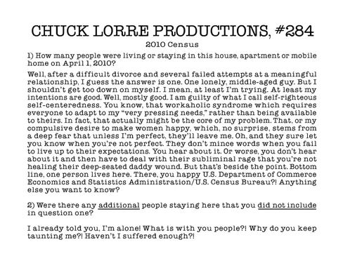 Chuck Lorre Productions, #284.