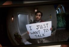 Raj wants to talk.