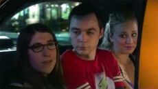 A drunk Amy sings Katy Perry's "I Kissed A Girl" after kissing Penny, much to Sheldon's annoyance.