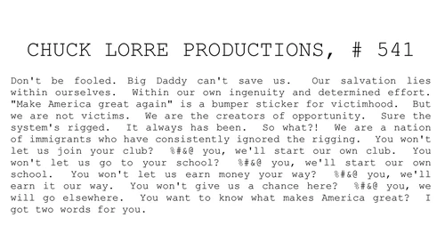 Chuck Lorre Productions, #541