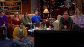 The gang watching NCIS