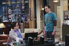 Sheldon apologizing to Leonard.