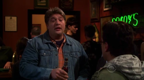 Jimmy congratulating Leonard on his accomplishments.