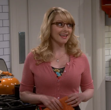 Bernadette's fake "I like your magic" smile.