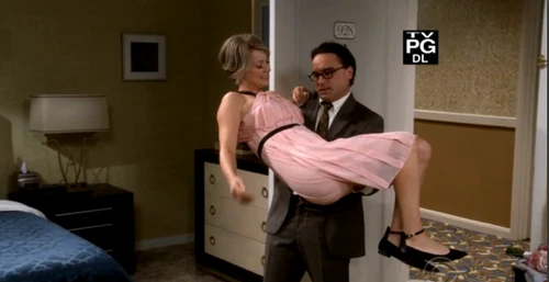 The new Mrs. Hofstadter.