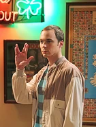 Sheldon's farewell to Zack at a bar.
