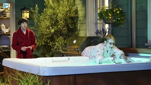 Bernadette rescuing the bunny.