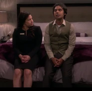 Raj telling her his mutism story.