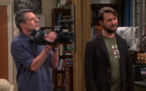 Filming his documentary with Adam Nimoy.