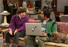 Howard, Raj and Cinnamon.