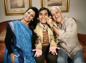 Raj and his folks.