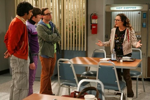 The guys ask Leslie to join their team.