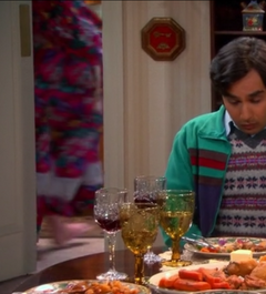 Raj at table