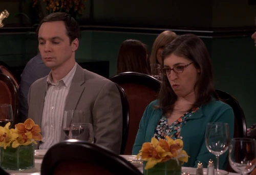 Sheldon's mother just left with Alfred.