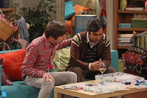 Howard apologizing to Raj.