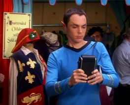 Sheldon as Spock