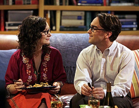 On a date with Leslie.